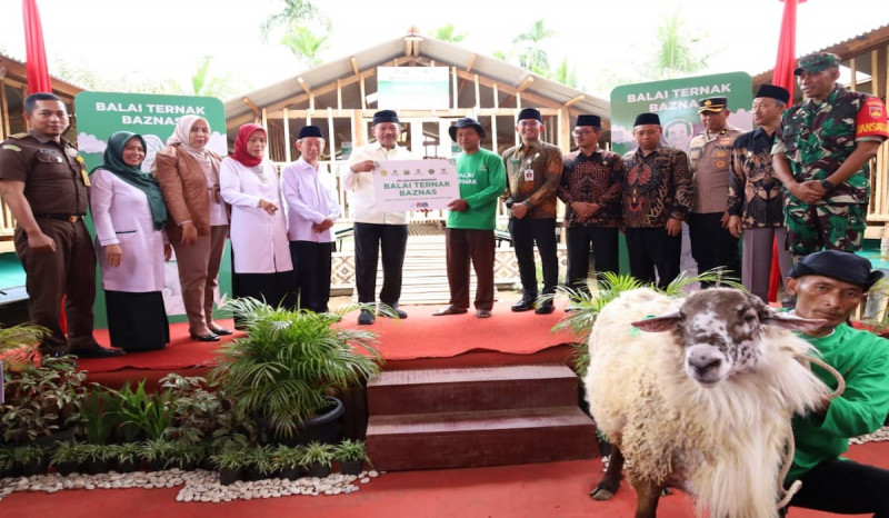 Baznas RI Luncurkan Balai Ternak di Kabupaten Banyumas untuk Berdayakan Mustahik