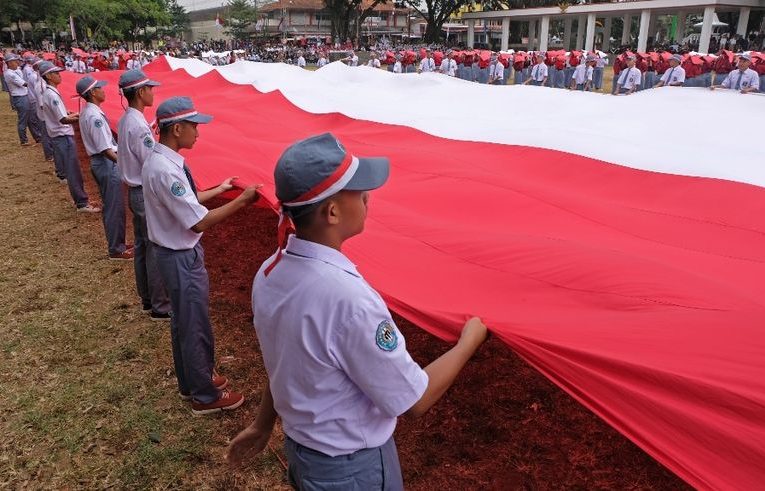 Pagi ini Berlangsung Kirab Bendara Merah Putih dari Monas ke IKN