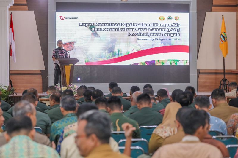 Kerek Produksi Padi, Jateng Bakal Pasang 4.348 Pompa Air