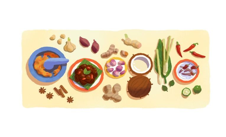 Google Doole Hari Ini Bertema Rendang, Salah Satu Makanan Terlezat Di Dunia