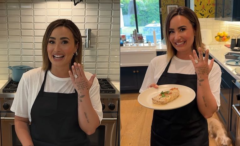 Demi Lovato Memasak Marry Me Rooster, Jutes Melamar Lagi Usai Cicipi Hidangan