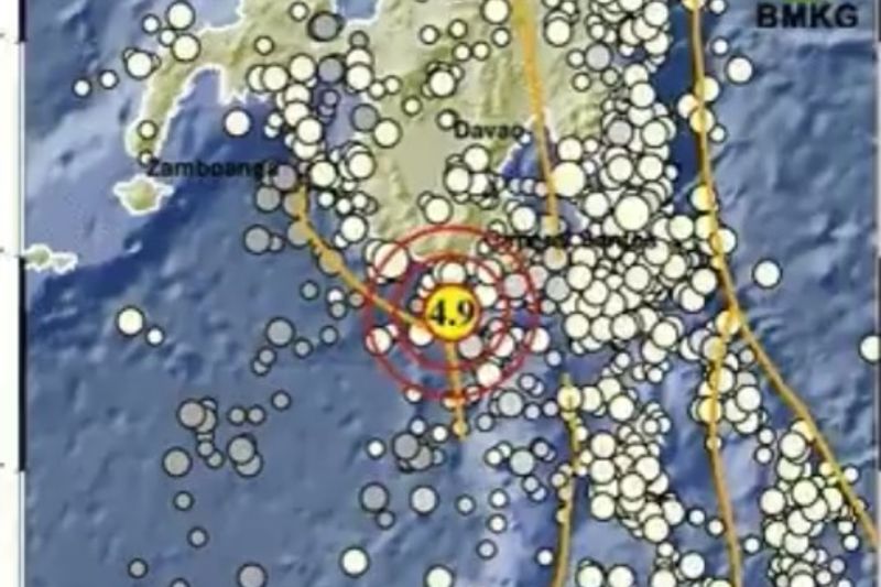 Tahuna, Kepulauan Sangihe Sulawesi Utara Diguncang Gempa M4.9