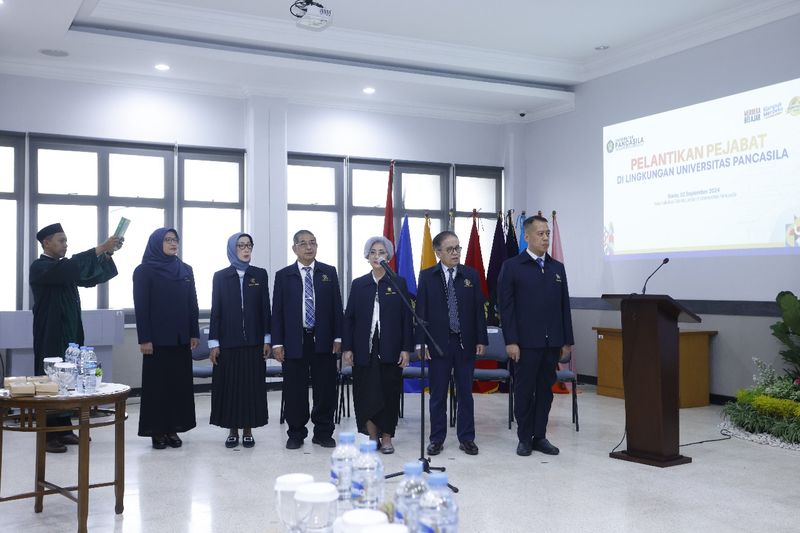 Universitas Pancasila Lantik Enam Pejabat di Lingkungan Kampus