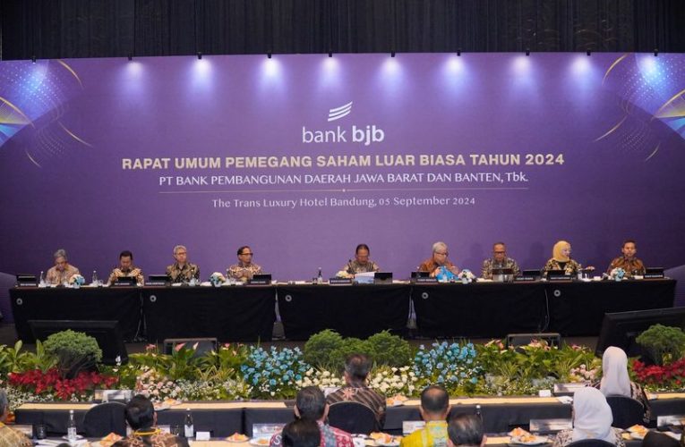 Financial institution bjb Gelar RUPS Luar Biasa 2024, Tetapkan Susunan Komisaris Baru