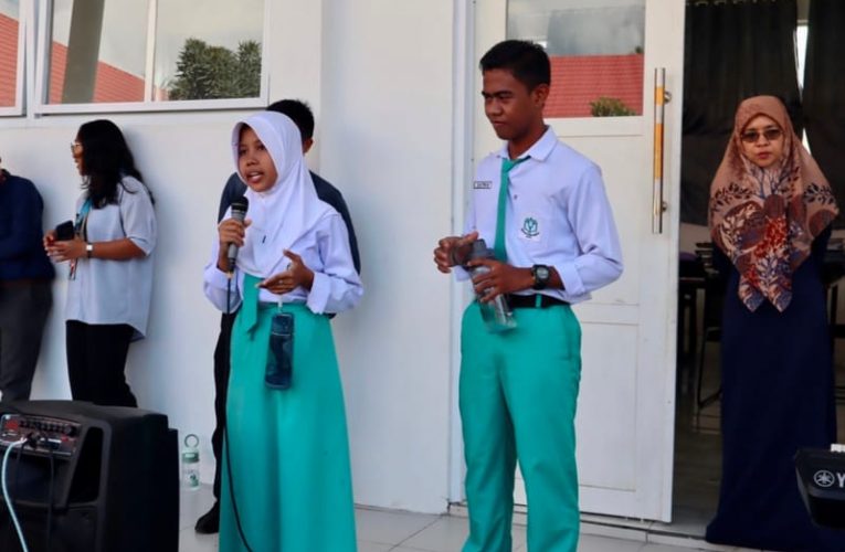 Sekolah Sukma Bangsa Sigi Terapkan Gerakan Menolak Kemasan Plastik Sekali Pakai