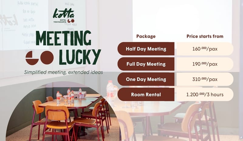 Kotta GO Hotel Yogyakarta Siapkan Penawaran Special Meeting GO Lucky, Arisan & Birthday Package