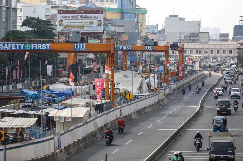 Dampak Pembangunan Stasiun MRT, Rekayasa Lalin Berlangsung 5 Bulan