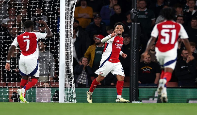 Arsenal vs Bolton Wanderers, Ethan Nwaneri Cetak Dua Gol, The Gunners Hajar The Trotters di Piala Liga