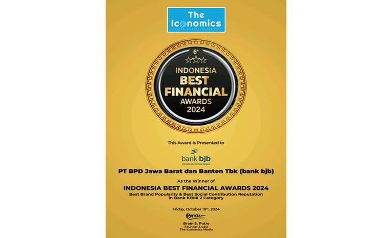 financial institution bjb Perkuat Posisi dengan Dua Penghargaan di Indonesia Very best Monetary Awards 2024