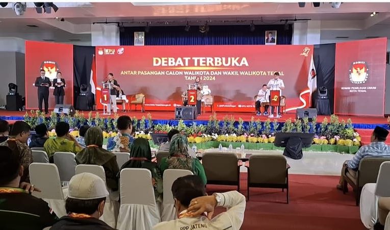 Debat Perdana, Petahana Wali Kota Tegal Prioritaskan Pengembangan UMKM