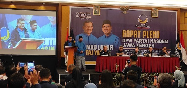 Partai NasDem Jateng Konsolidasi Pemenangan Luthfi -Yasin