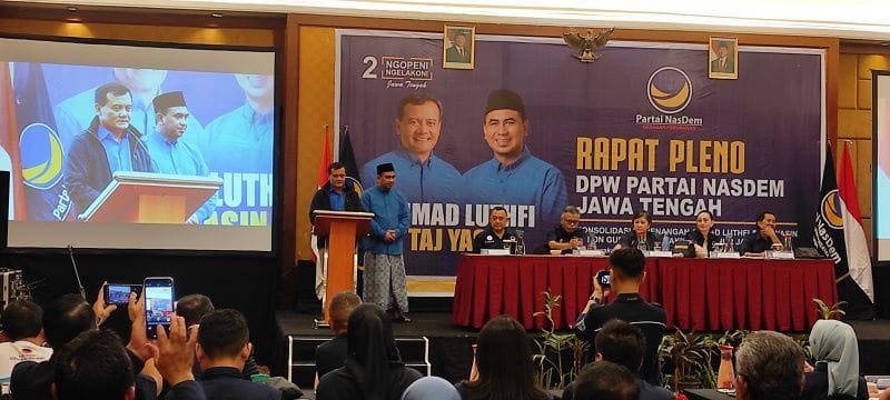 Partai NasDem Jateng Konsolidasi Pemenangan Luthfi -Yasin