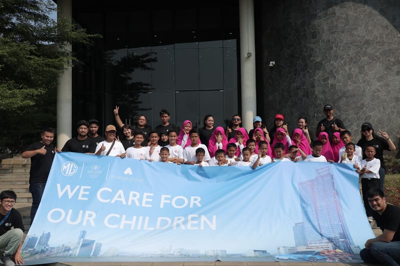 MG Motor Indonesia dan Ascott Kuningan Jakarta Bersinergi untuk Berbagi dengan Anak Yatim Piatu