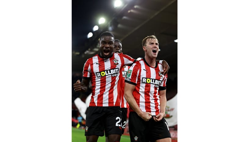 Southampton vs Stoke City, Gol Larut James Bree Pastikan The Saints Melaju ke Perempat Final Piala Liga