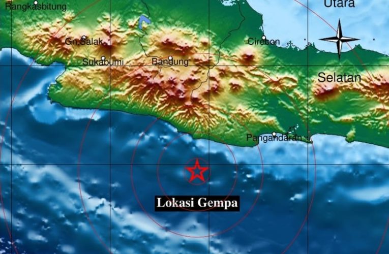 Pangandaran Diguncang Gempa 4.3 M, Terasa sampai Sumedang