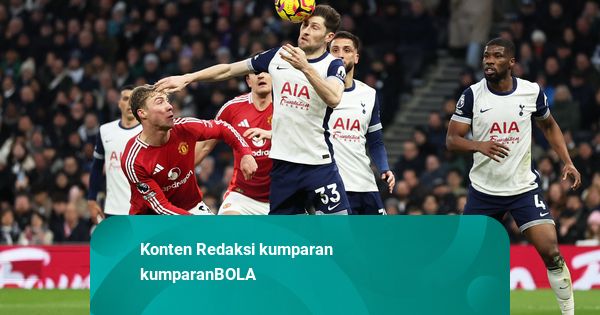 Hasil Liga Inggris: Ditekuk Tottenham, MU Terbenam di Urutan 15