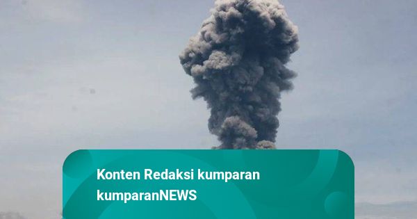 Gunung Marapi Erupsi, Lontarkan Abu Vulkanik Sejauh 1 Km