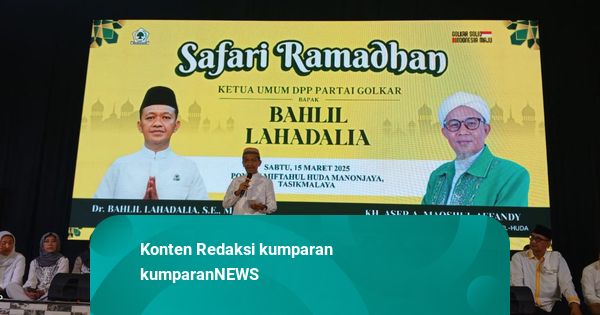 Bahlil Safari Ramadhan ke Tasikmalaya, Minta Santri Doakan Prabowo dan Gibran