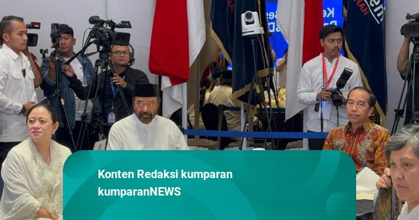 Momen Jokowi, Puan, dan Paloh Duduk Semeja di Acara Bukber NasDem