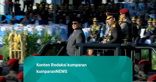 Prabowo ke Komandan Upacara HUT Bhayangkara: Sehabis Ini Menghadap Saya