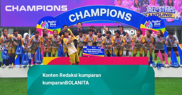 Foto: All Stars Bandung Juara HYDROPLUS Piala Pertiwi All-Stars